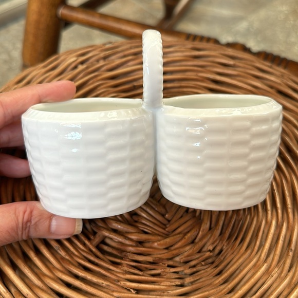 Rare Tiffany & Company handled double weaved basket home accent - Picture 4 of 4